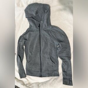 Lululemon Athletica Charcoal Full-Zip Hoodie